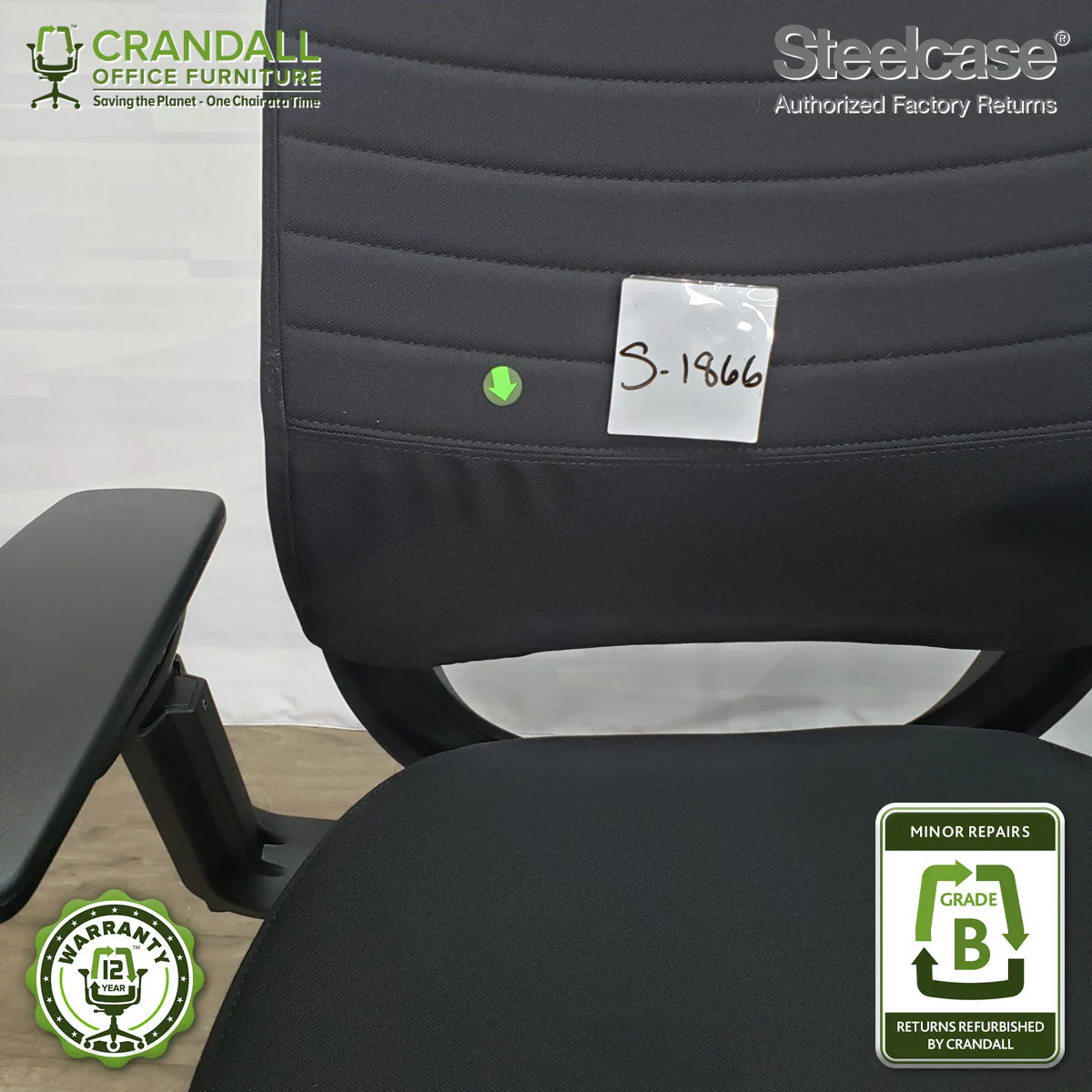 S-1866 - Steelcase Series 2 - Grade B - Image 3
