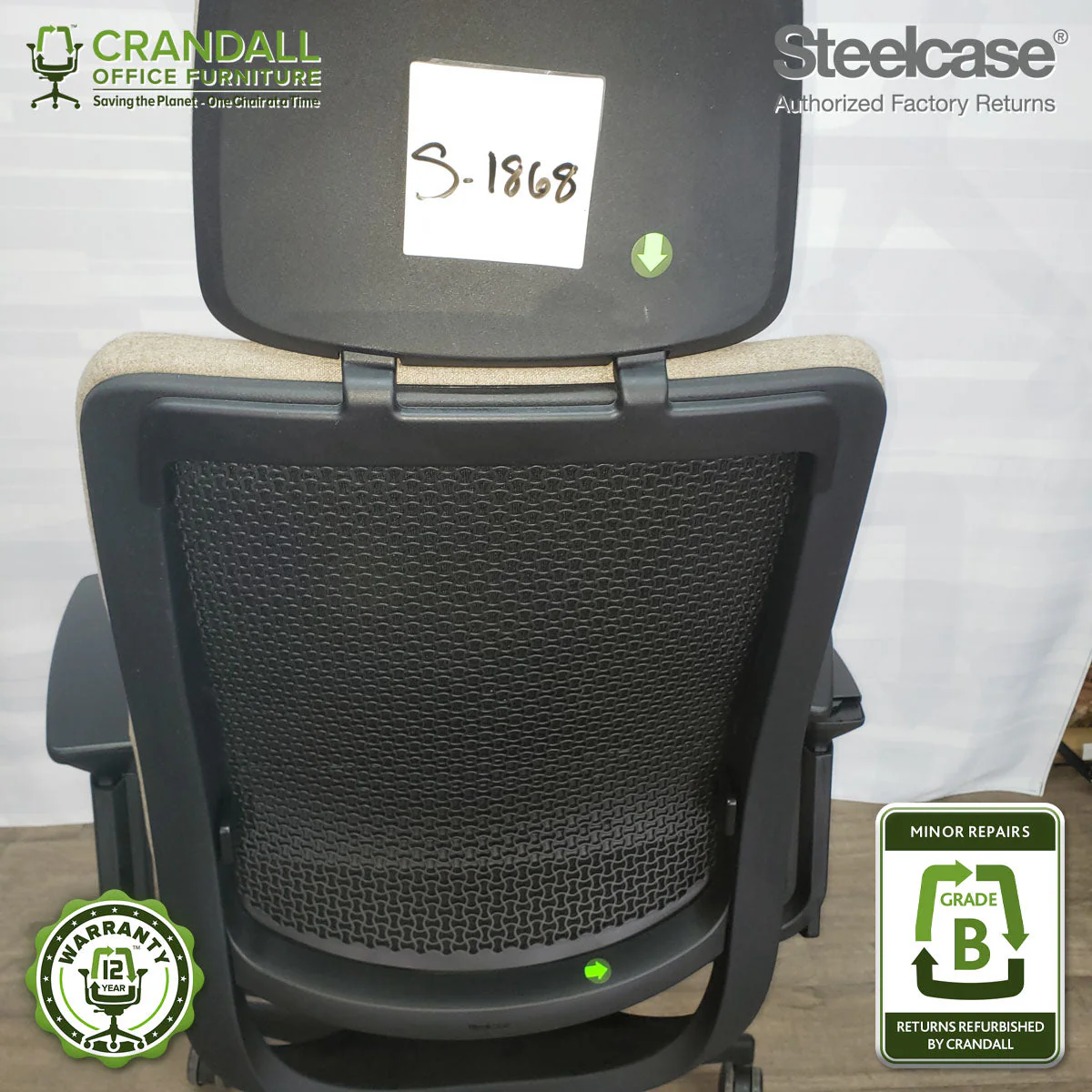 S-1868 - Steelcase Series 2 - Grade B - Image 3