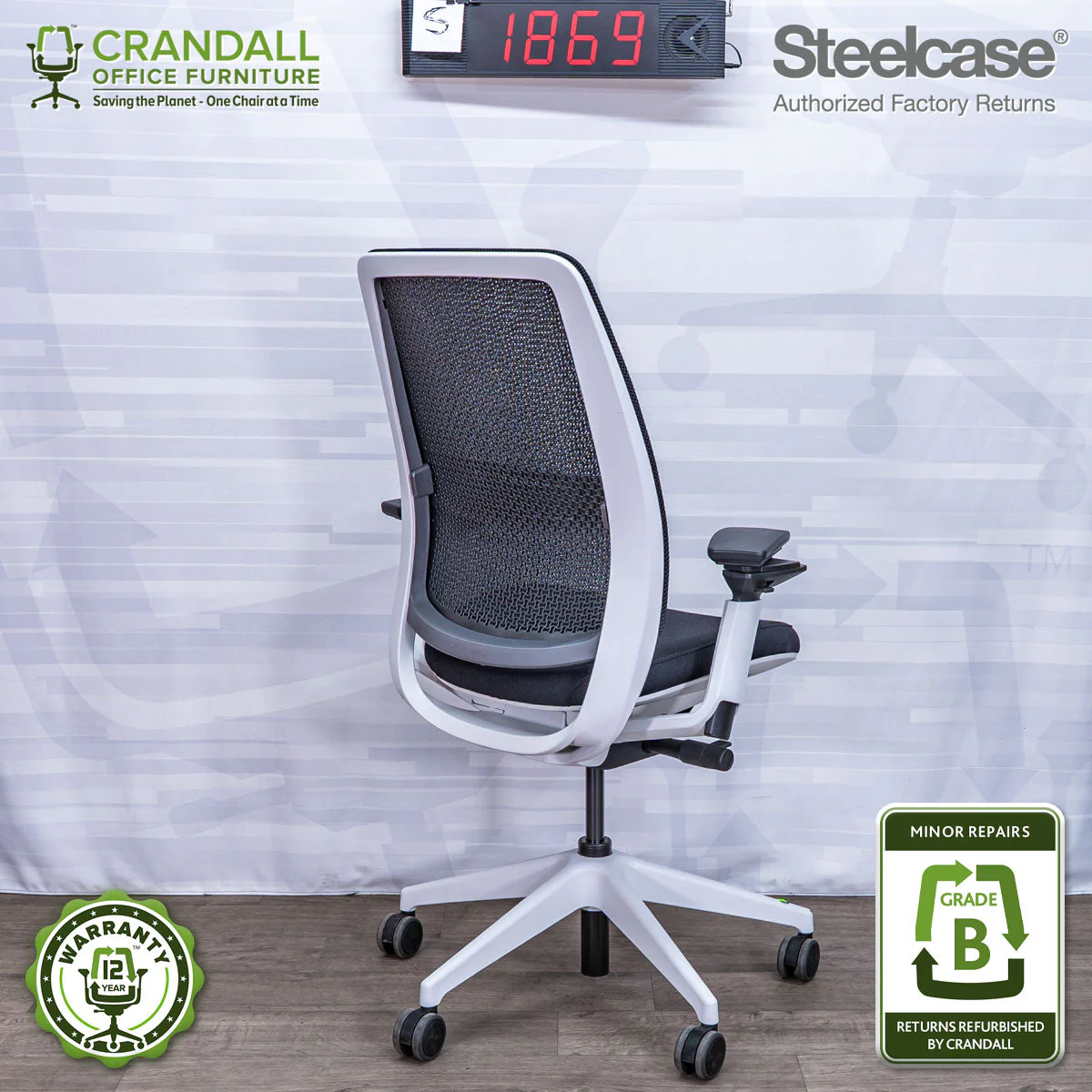 S-1869 - Steelcase Series 2 - Grade B - Image 2