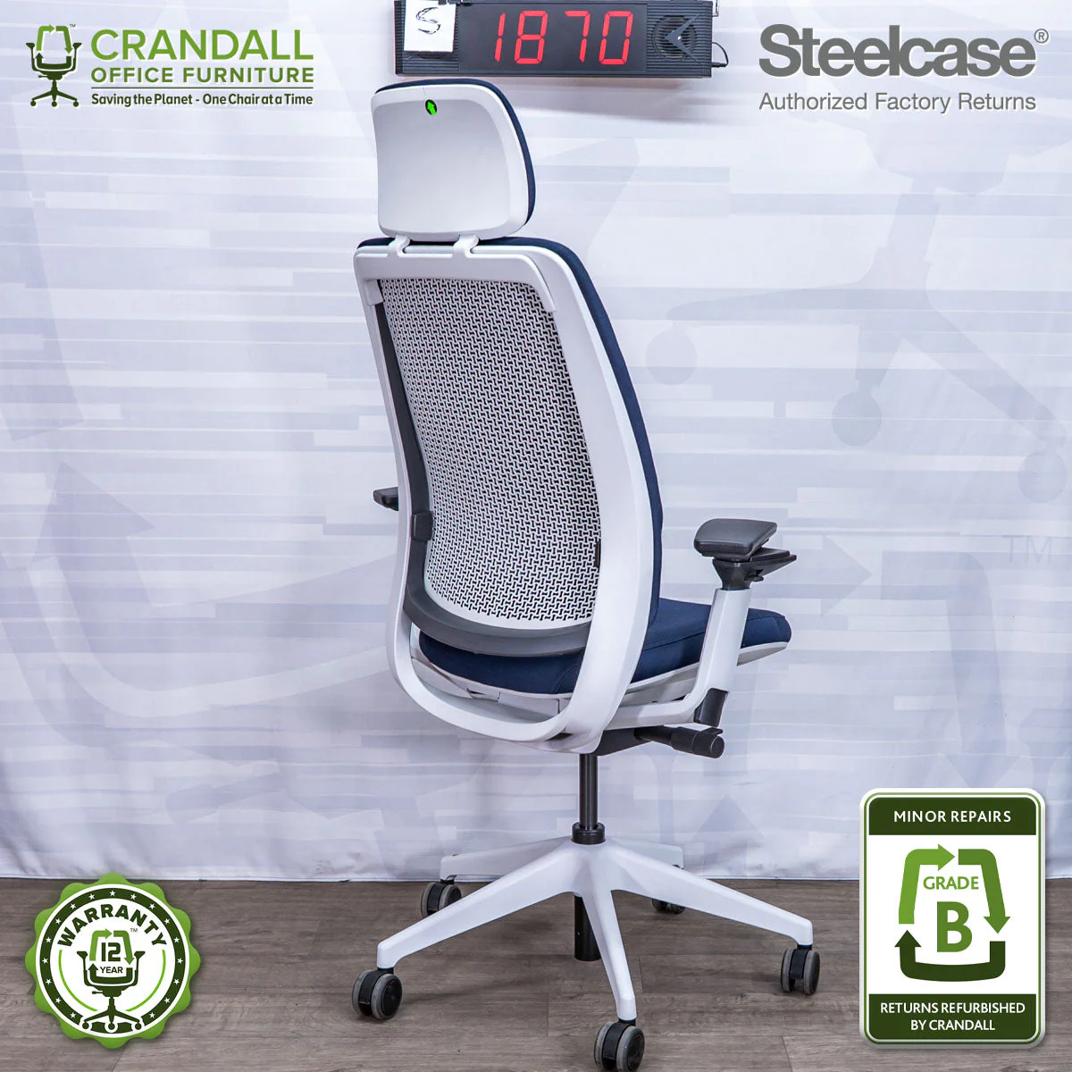 S-1870 - Steelcase Series 2 - Grade B - Image 2