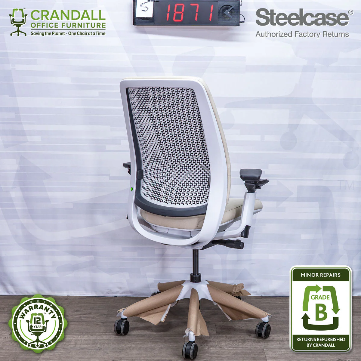 S-1871 - Steelcase Series 2 - Grade B - Image 2