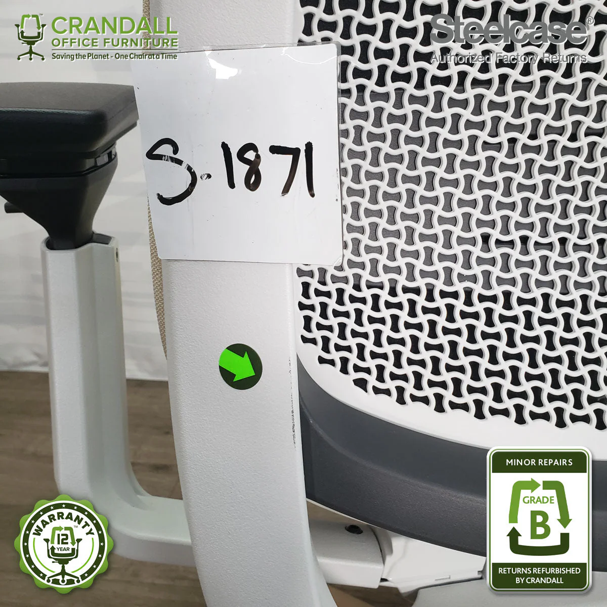 S-1871 - Steelcase Series 2 - Grade B - Image 3