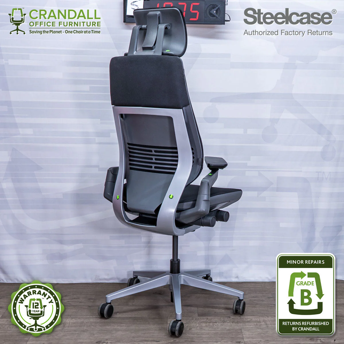 S-1875 - Steelcase Gesture - Grade B - Image 2
