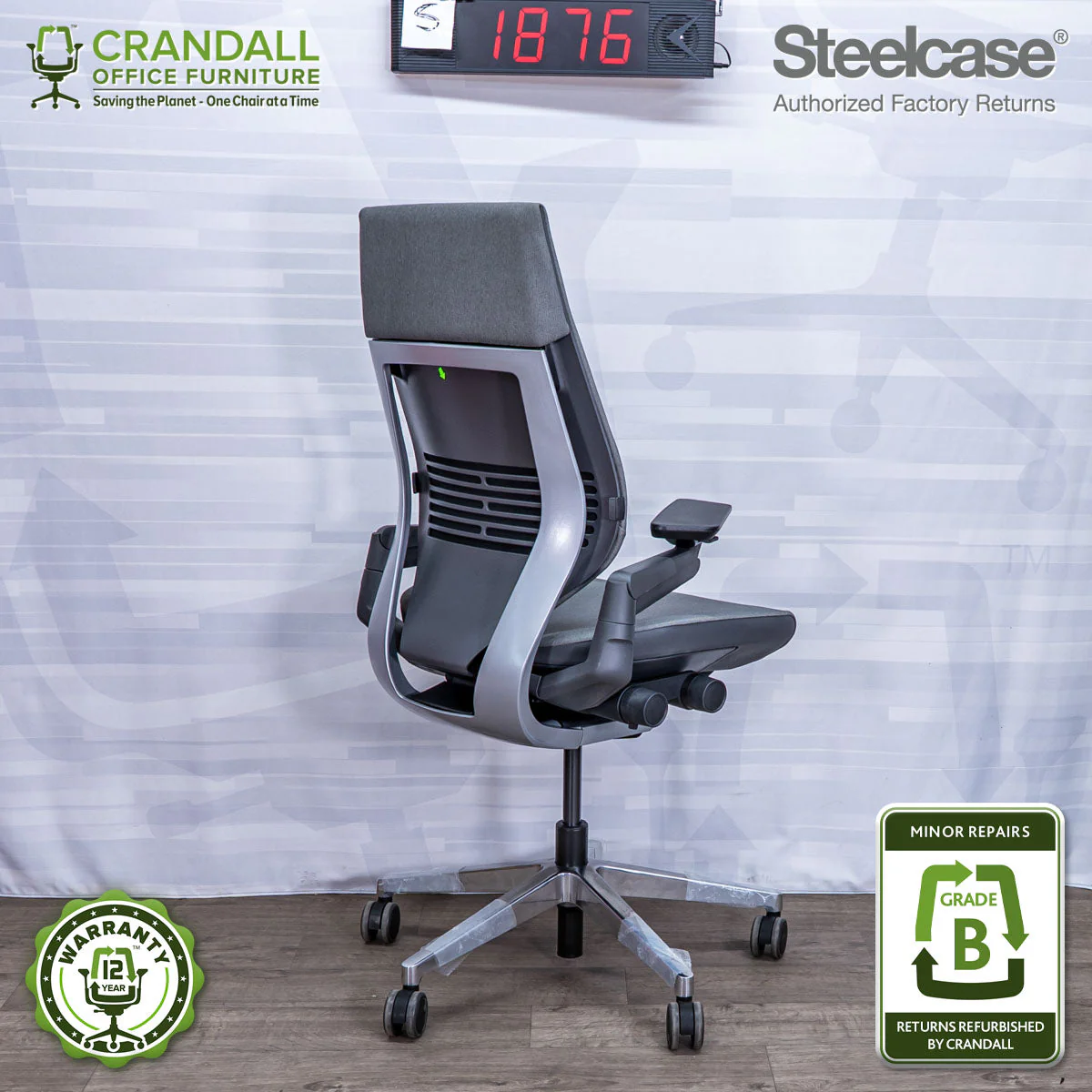 S-1876 - Steelcase Gesture - Grade B - Image 2