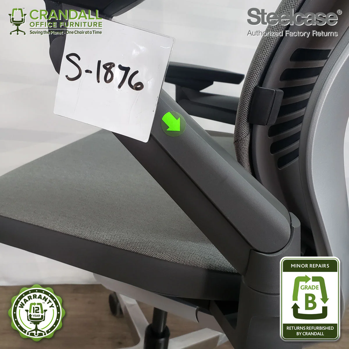 S-1876 - Steelcase Gesture - Grade B - Image 4