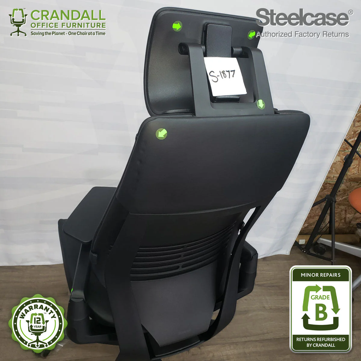 S-1877 - Steelcase Gesture - Grade B - Image 3