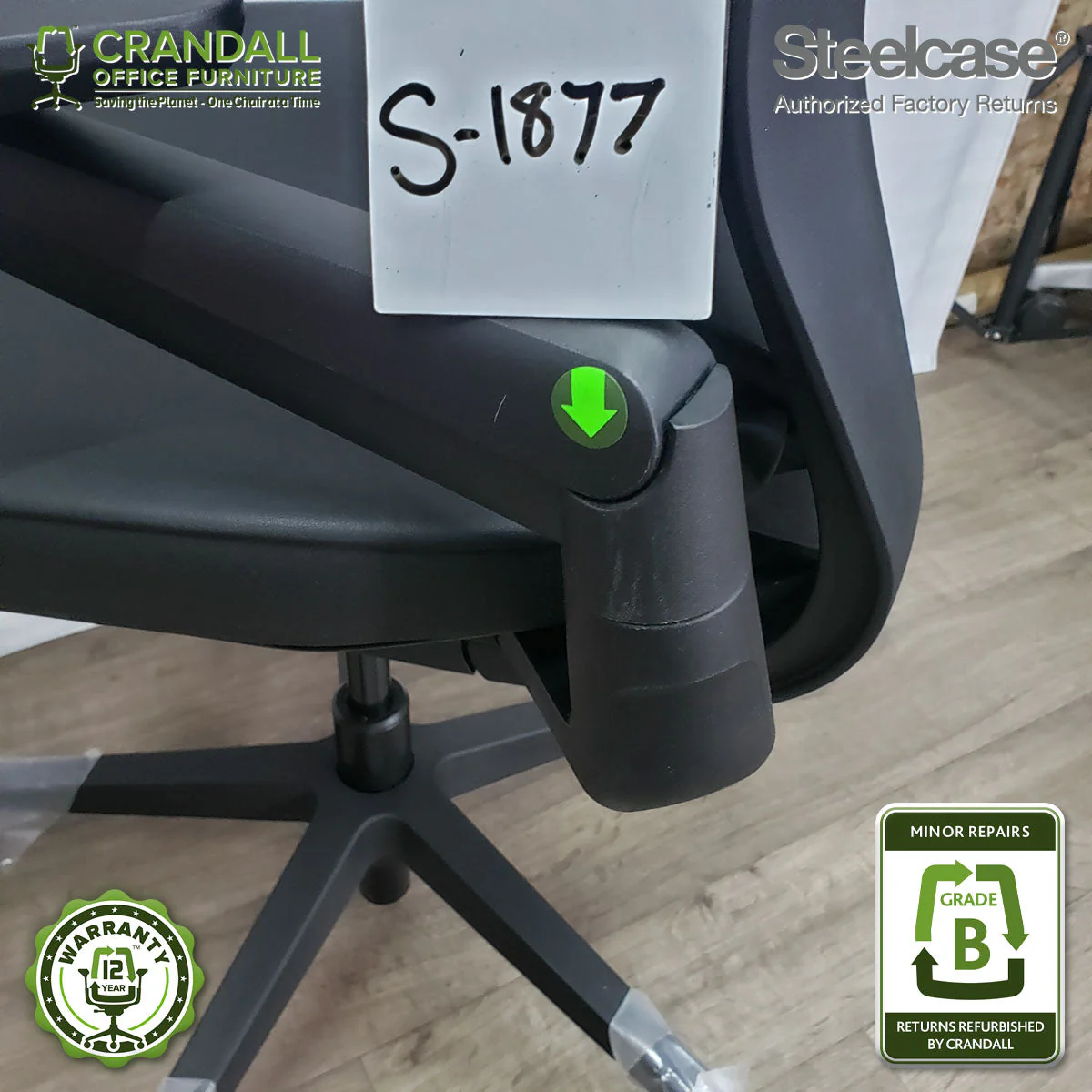S-1877 - Steelcase Gesture - Grade B - Image 4
