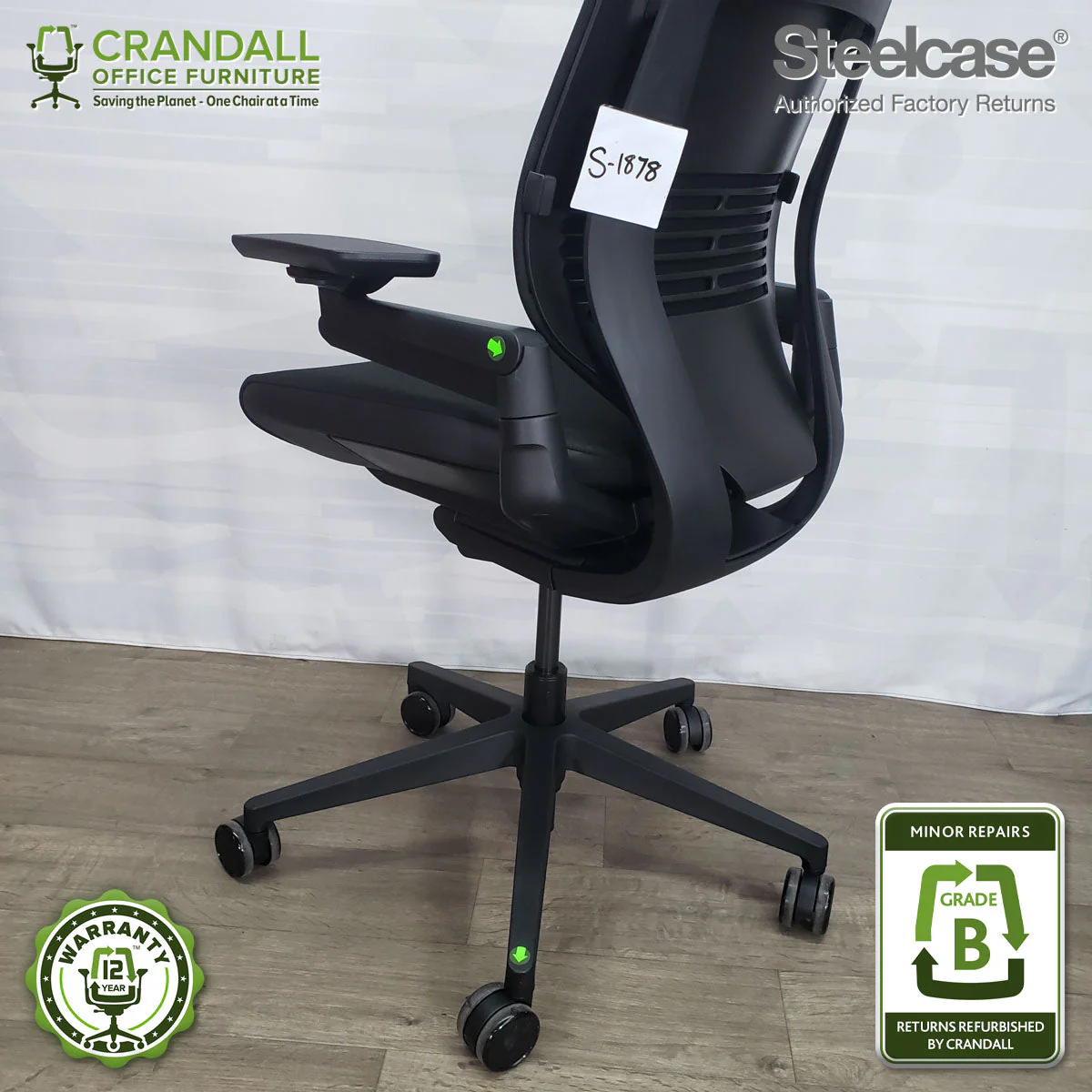 S-1878 - Steelcase Gesture - Grade B - Image 3
