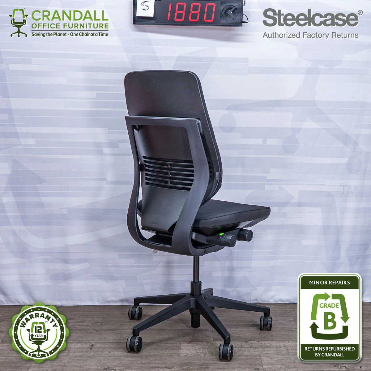 S-1880 - Steelcase Gesture - Grade B - Image 2
