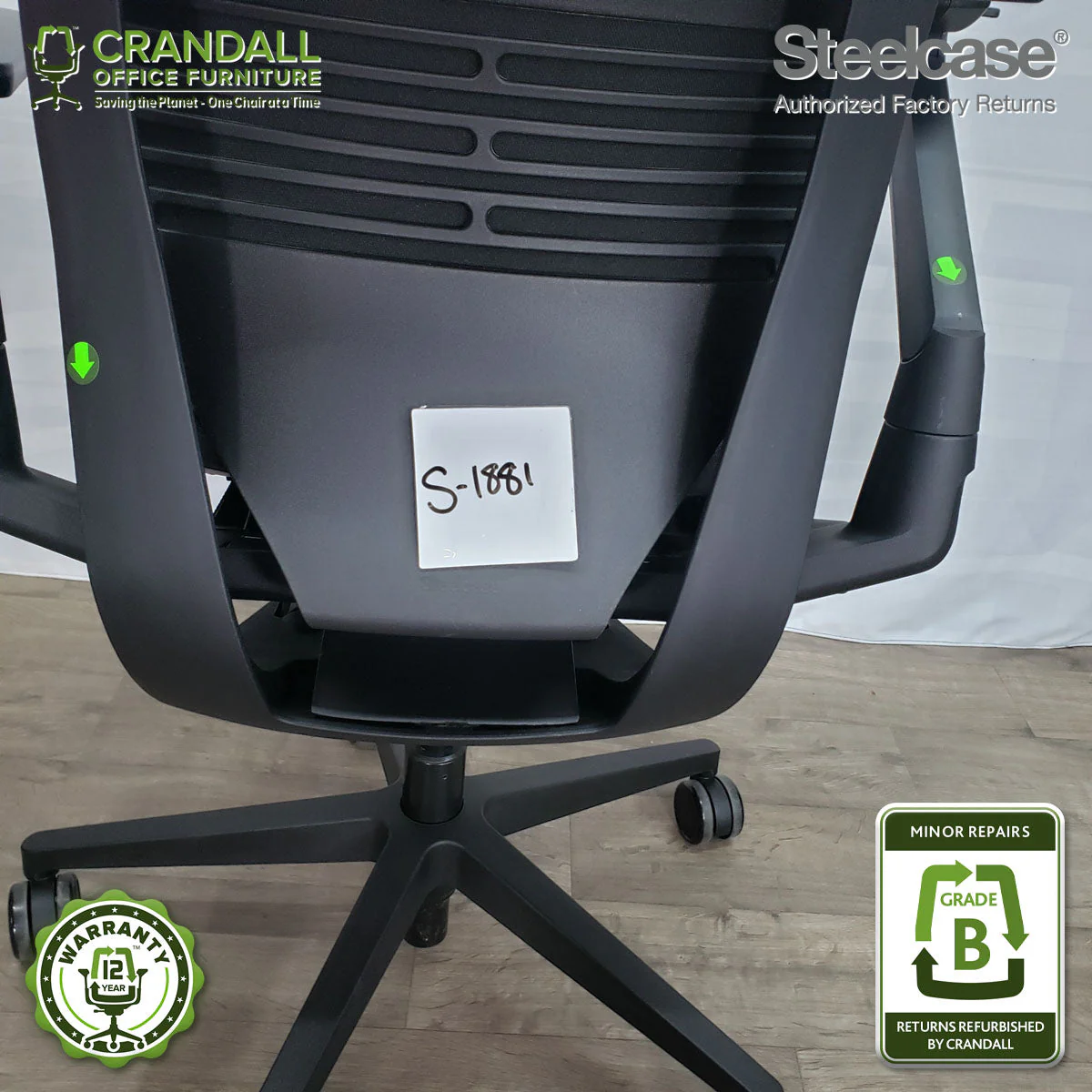 S-1881 - Steelcase Gesture - Grade B - Image 4