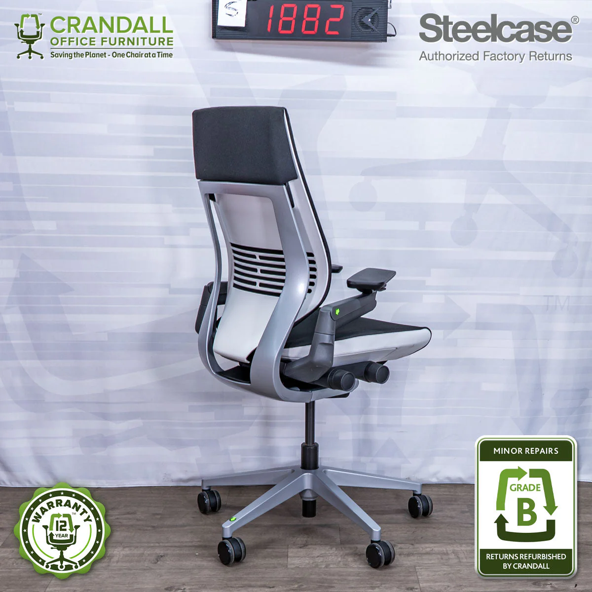 S-1882 - Steelcase Gesture - Grade B - Image 2