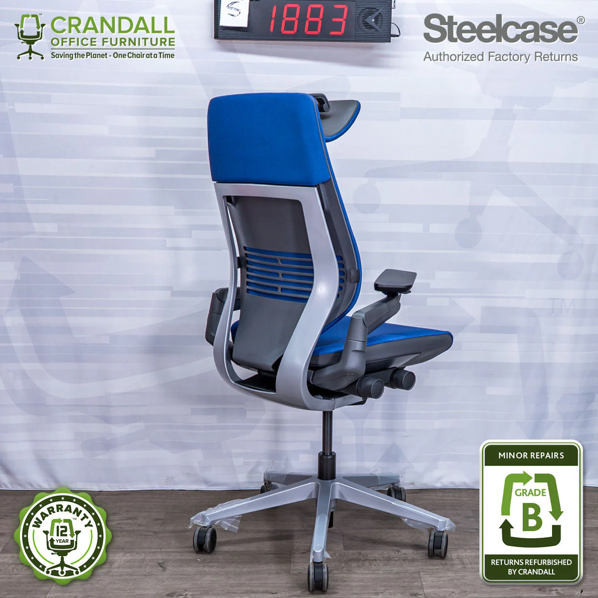 S-1883 - Steelcase Gesture - Grade B - Image 2