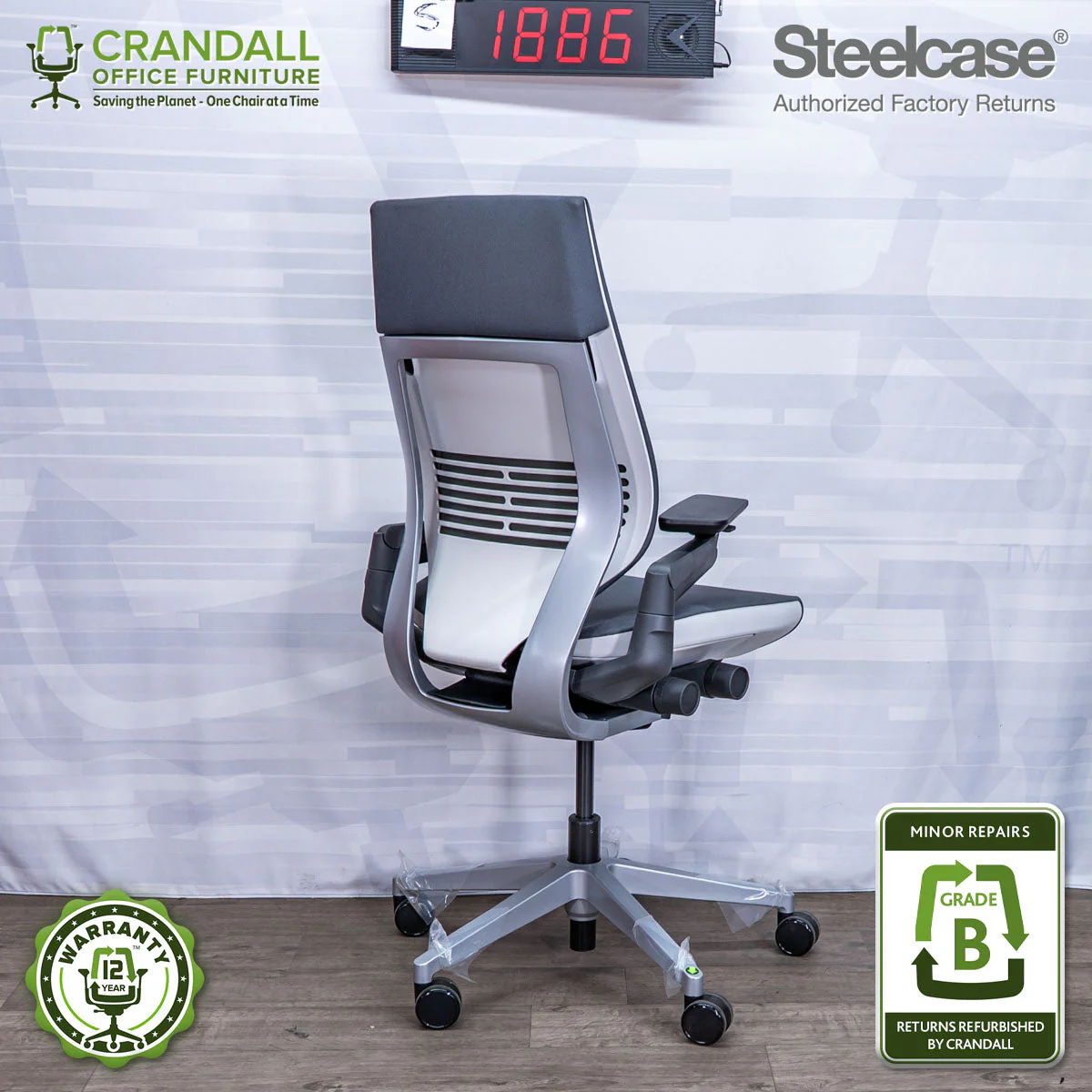 S-1886 - Steelcase Gesture - Grade B - Image 2