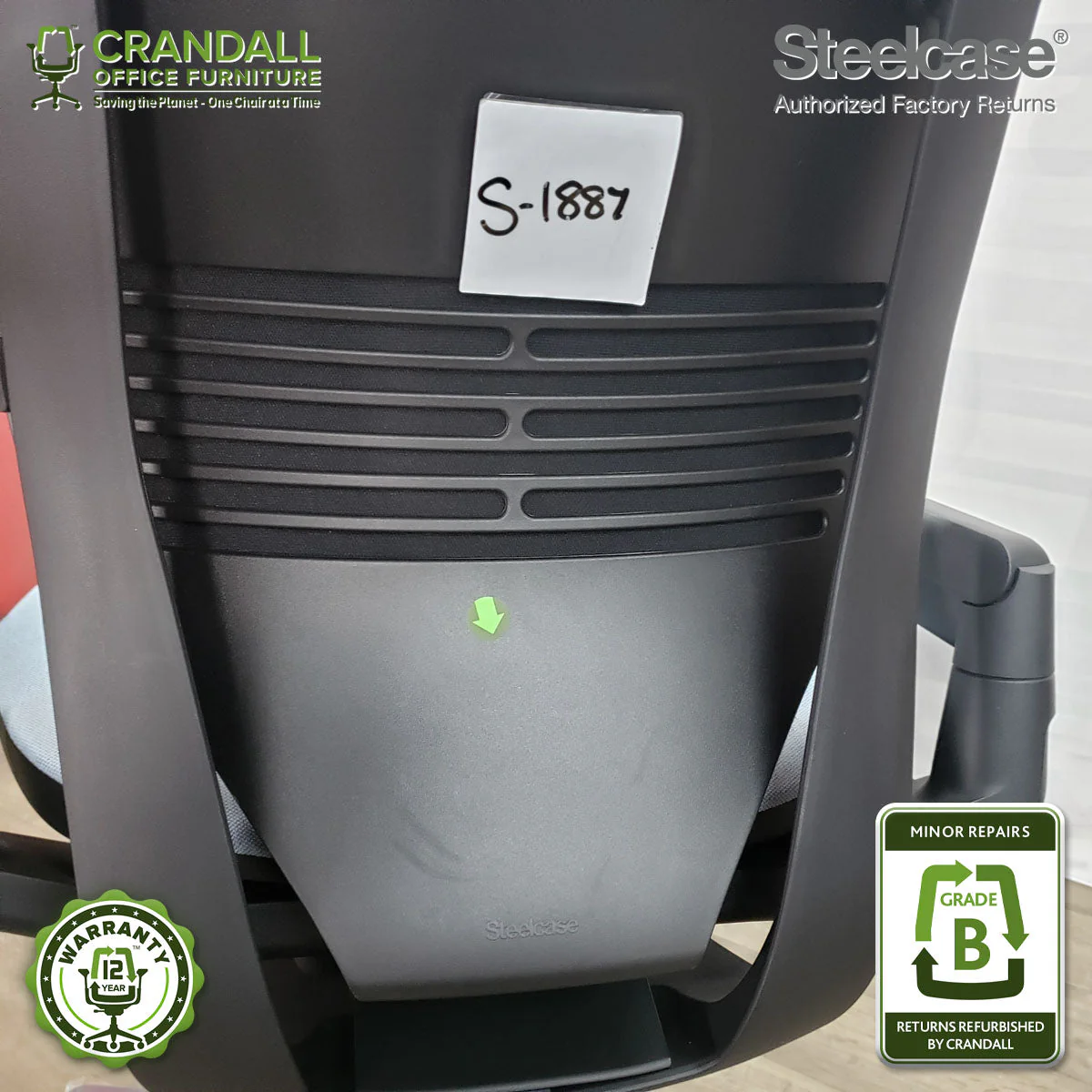 S-1887 - Steelcase Gesture - Grade B - Image 3