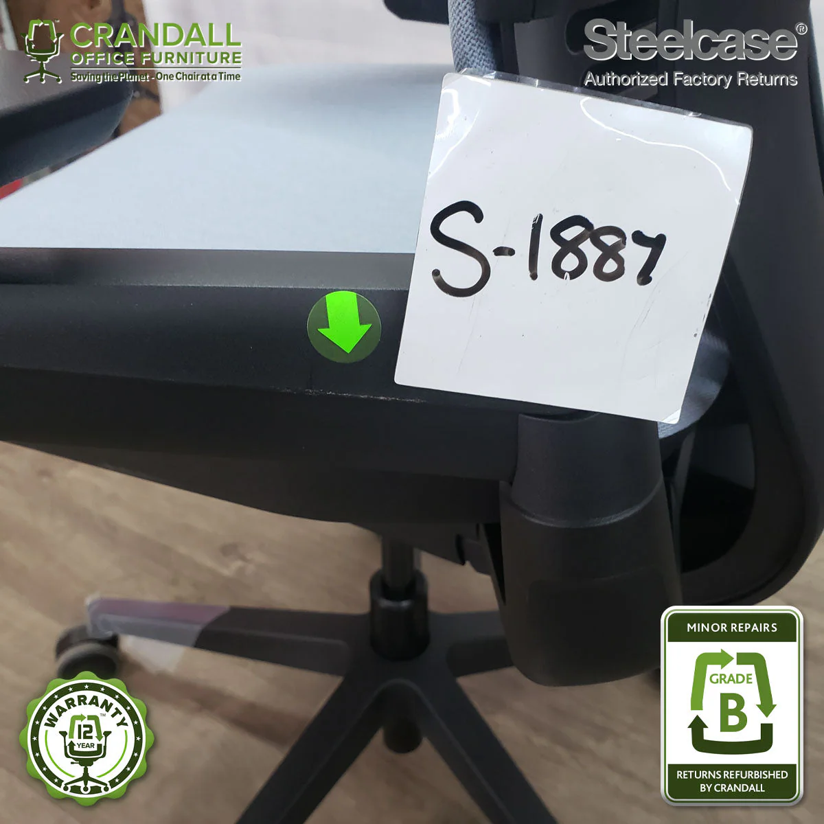 S-1887 - Steelcase Gesture - Grade B - Image 4