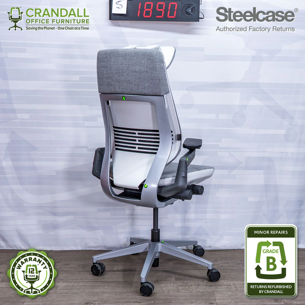 S-1890 - Steelcase Gesture - Grade B - Image 2
