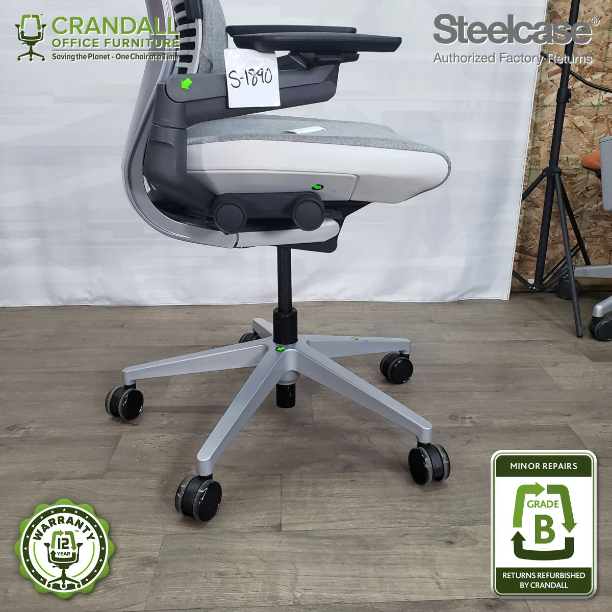 S-1890 - Steelcase Gesture - Grade B - Image 3