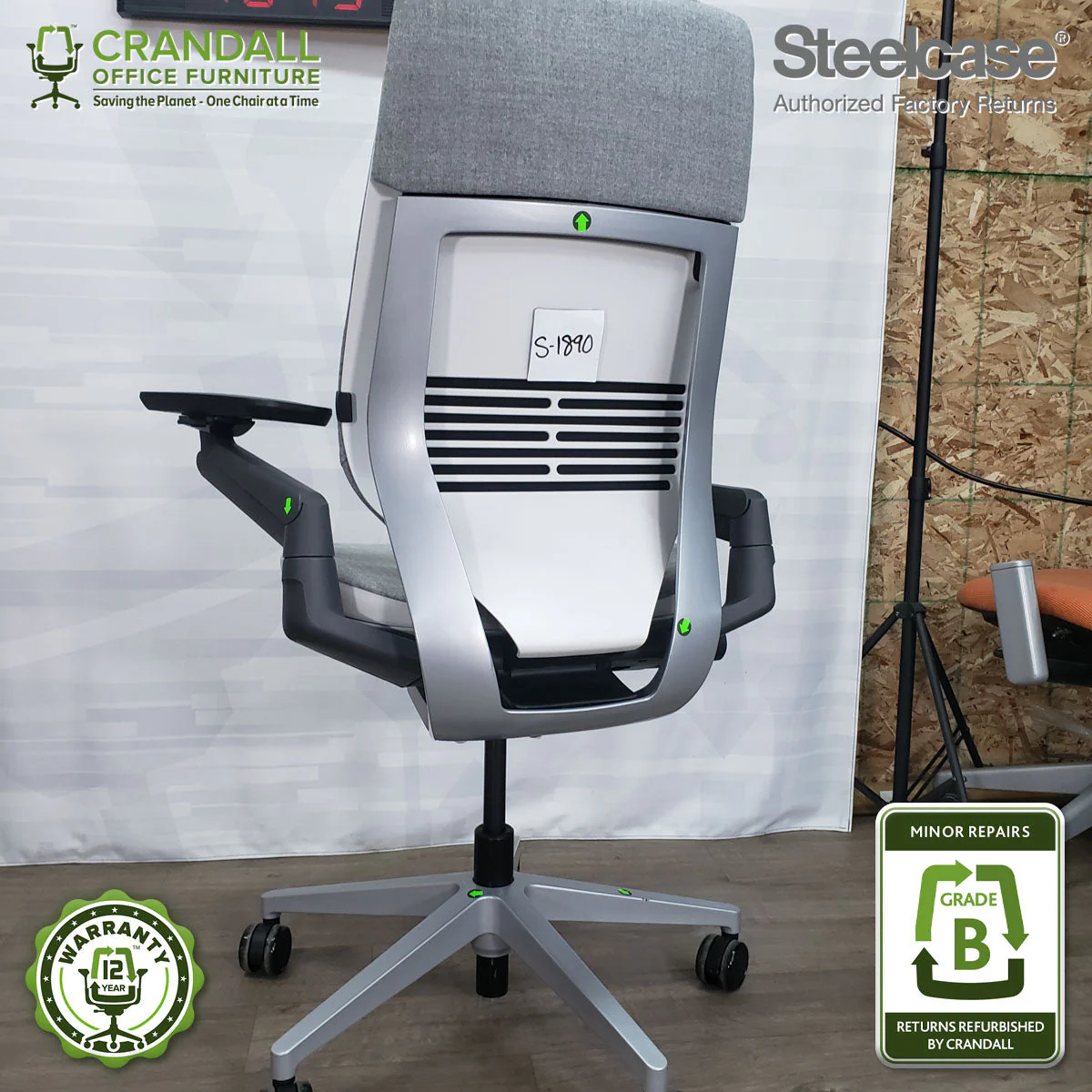 S-1890 - Steelcase Gesture - Grade B - Image 4