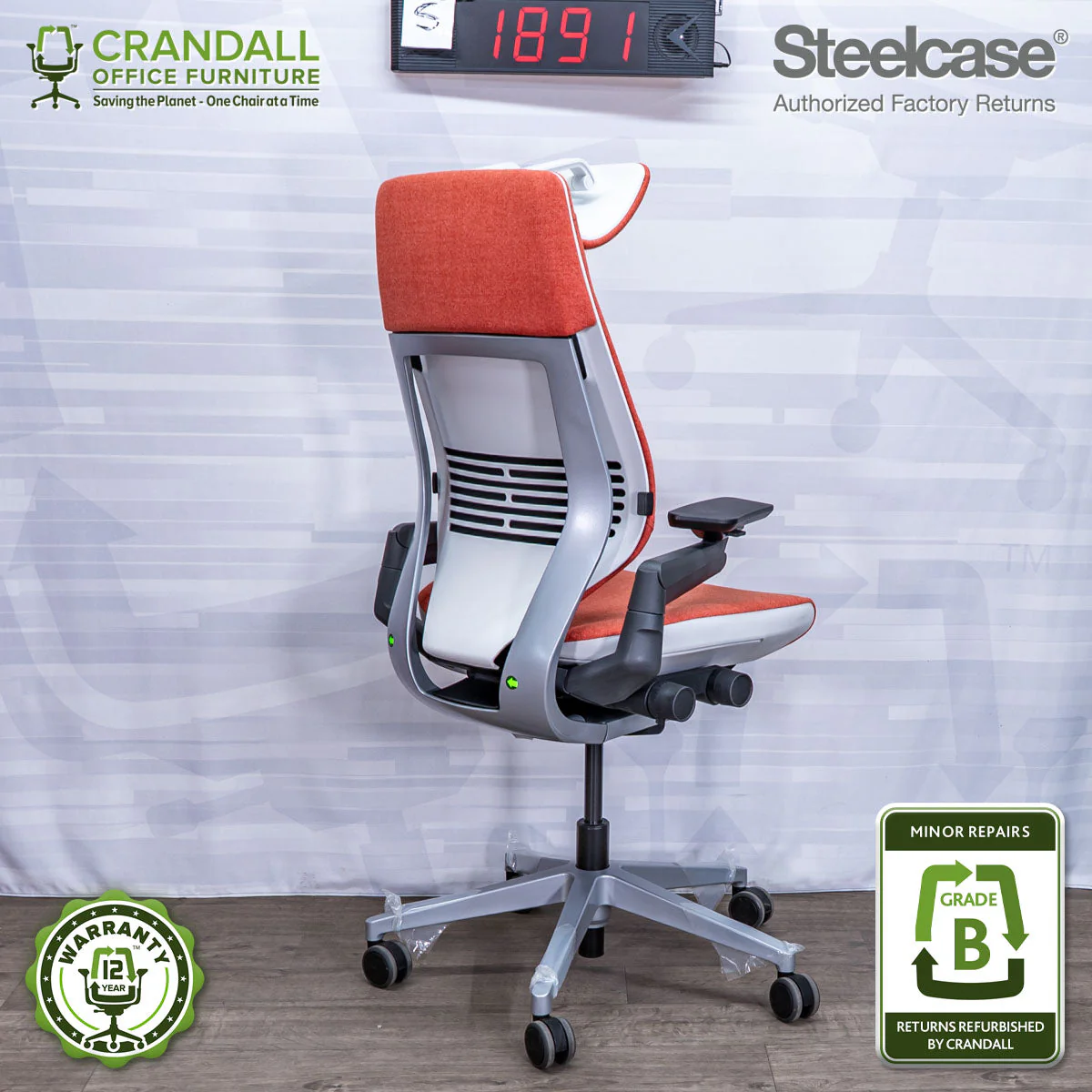 S-1891 - Steelcase Gesture - Grade B - Image 2