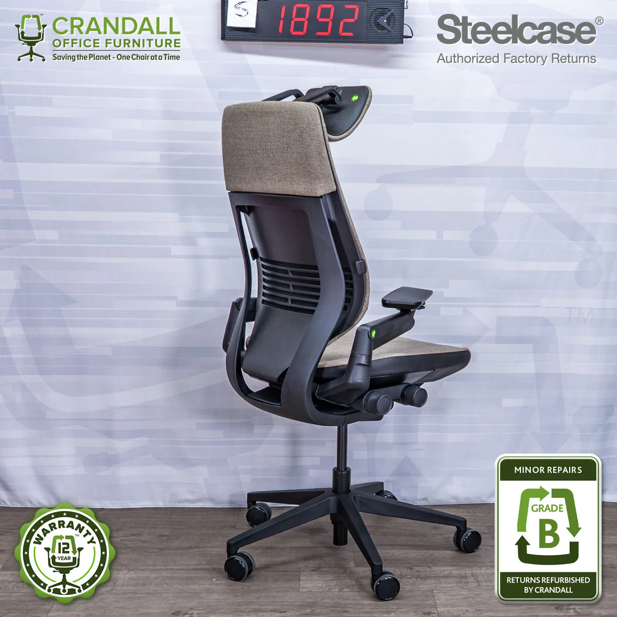 S-1892 - Steelcase Gesture - Grade B - Image 2