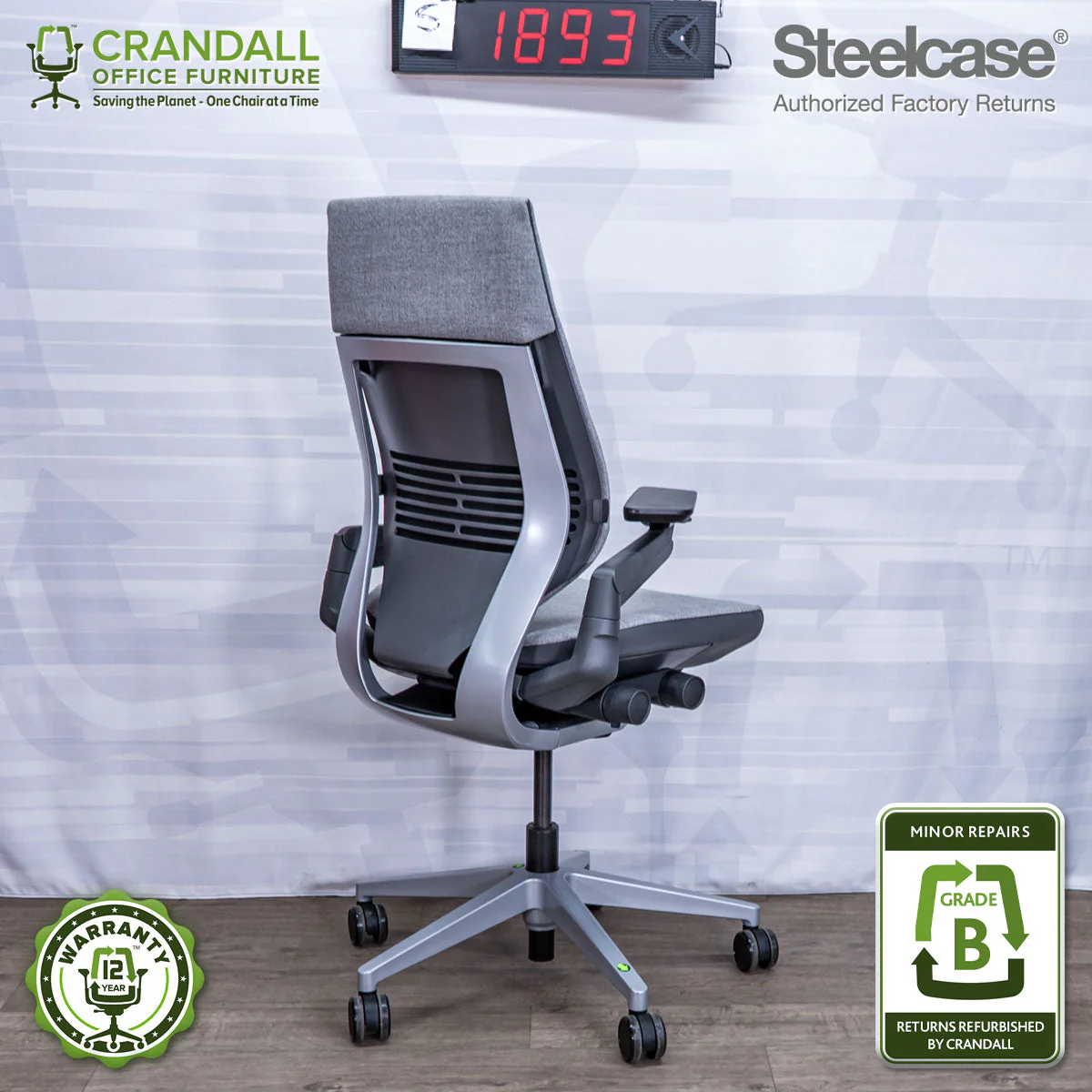 S-1893 - Steelcase Gesture - Grade B - Image 2