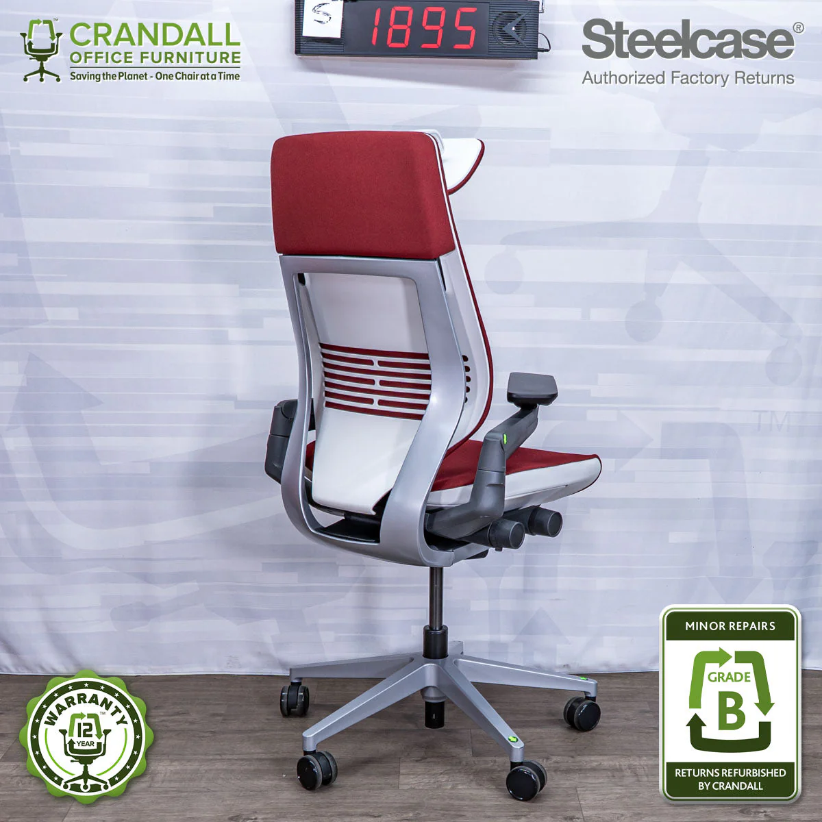 S-1895 - Steelcase Gesture - Grade B - Image 2