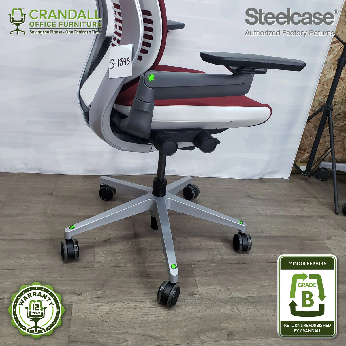 S-1895 - Steelcase Gesture - Grade B - Image 3