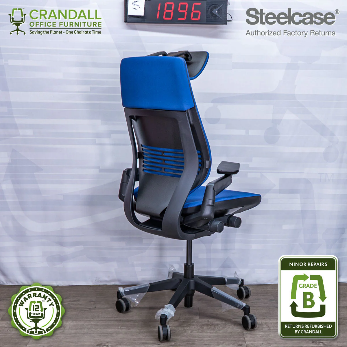 S-1896 - Steelcase Gesture - Grade B - Image 2