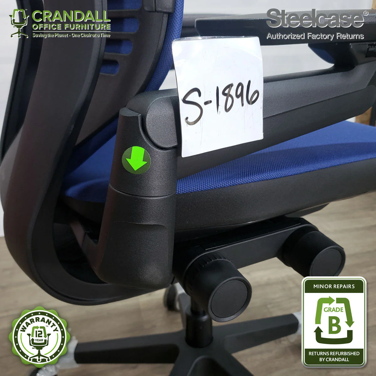 S-1896 - Steelcase Gesture - Grade B - Image 4