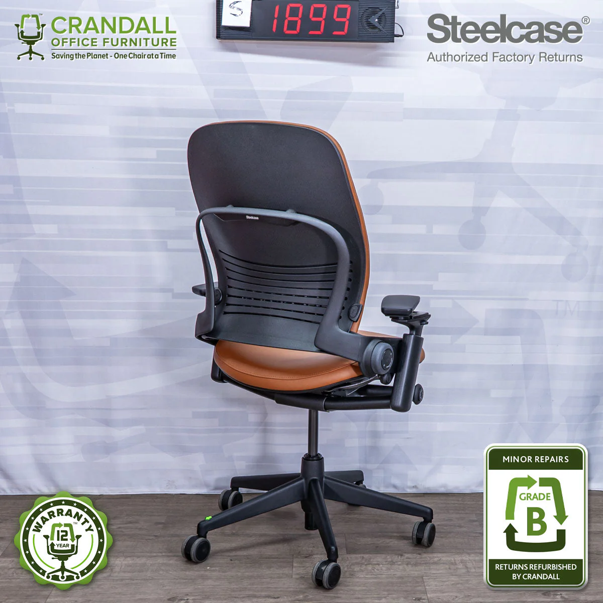 S-1899 - Steelcase Leap V2 - Grade B - Image 2