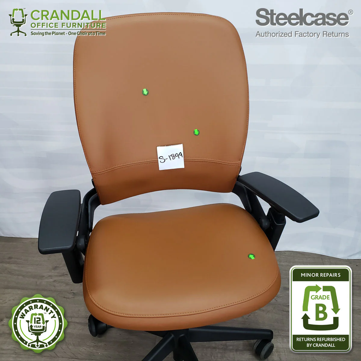 S-1899 - Steelcase Leap V2 - Grade B - Image 3