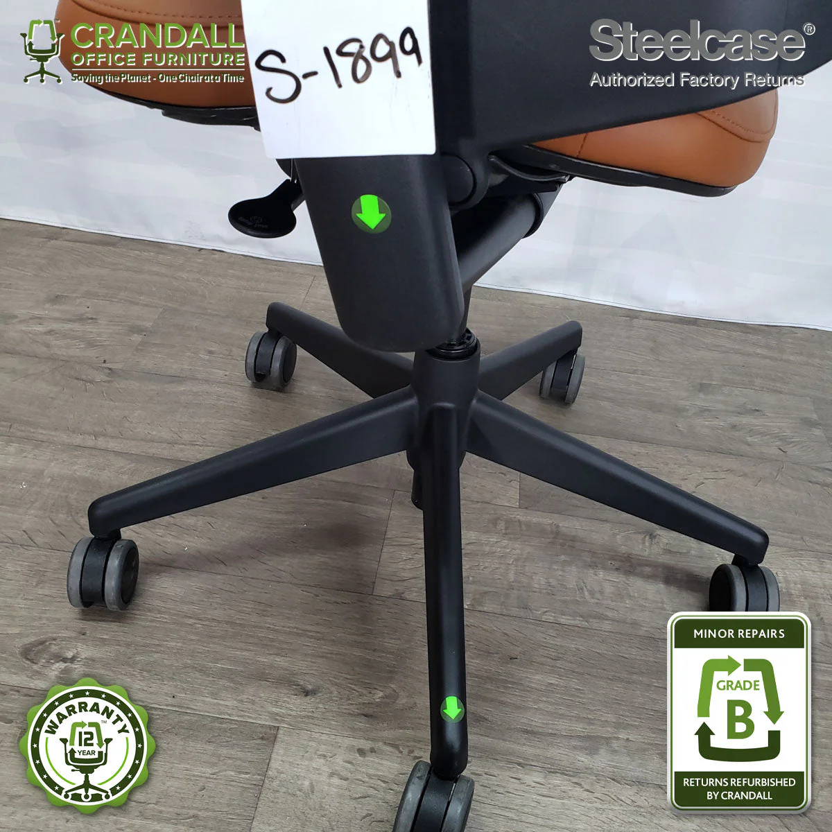 S-1899 - Steelcase Leap V2 - Grade B - Image 4