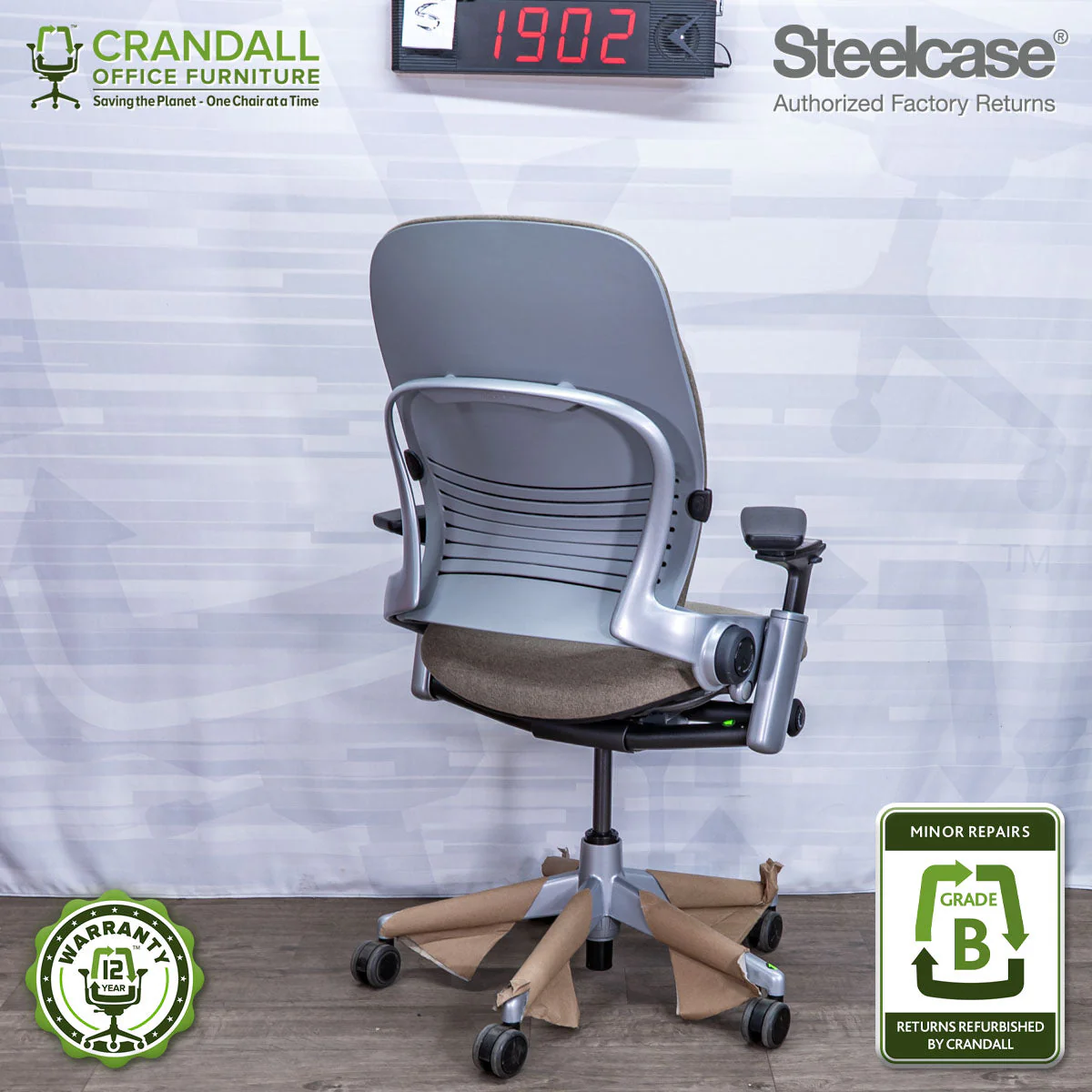 S-1902 - Steelcase Leap V2 - Grade B - Image 2