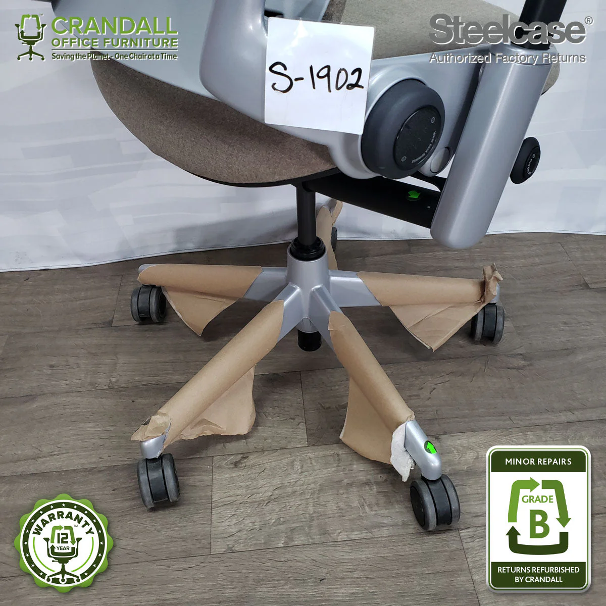 S-1902 - Steelcase Leap V2 - Grade B - Image 3