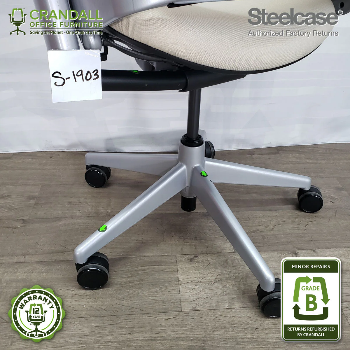 S-1903 - Steelcase Leap V2 - Grade B - Image 3
