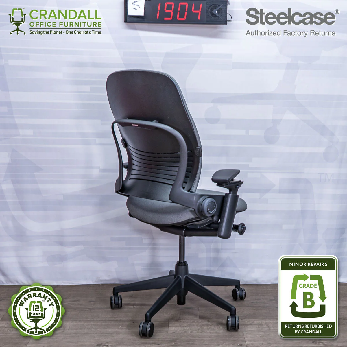 S-1904 - Steelcase Leap V2 - Grade B - Image 2