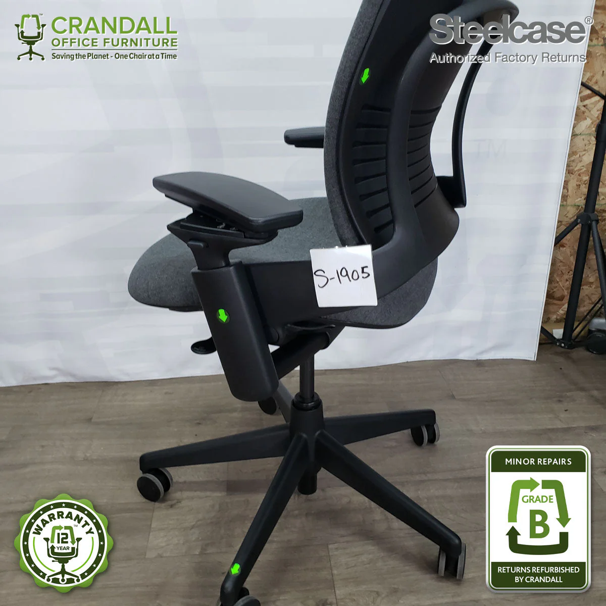 S-1905 - Steelcase Leap V2 - Grade B - Image 4