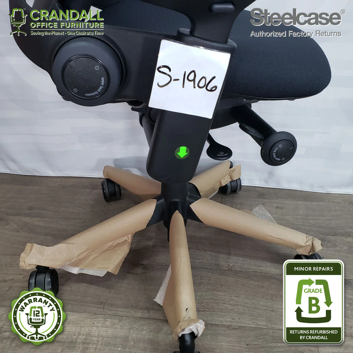 S-1906 - Steelcase Leap V2 - Grade B - Image 4