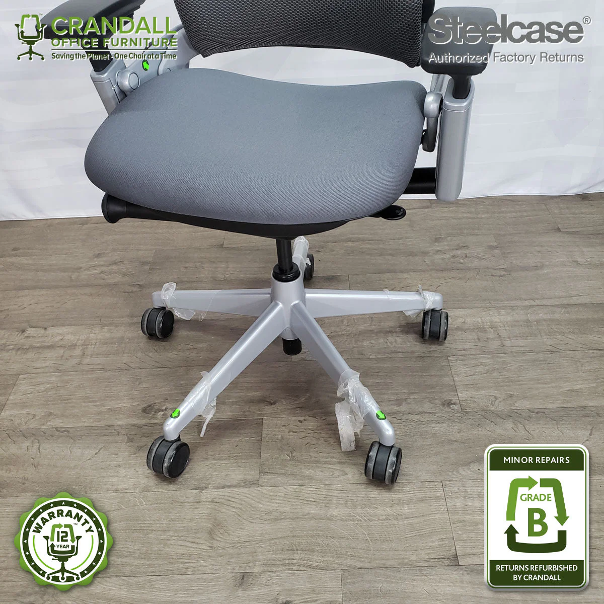 S-1915 - Steelcase Leap V2 - Grade B - Image 3