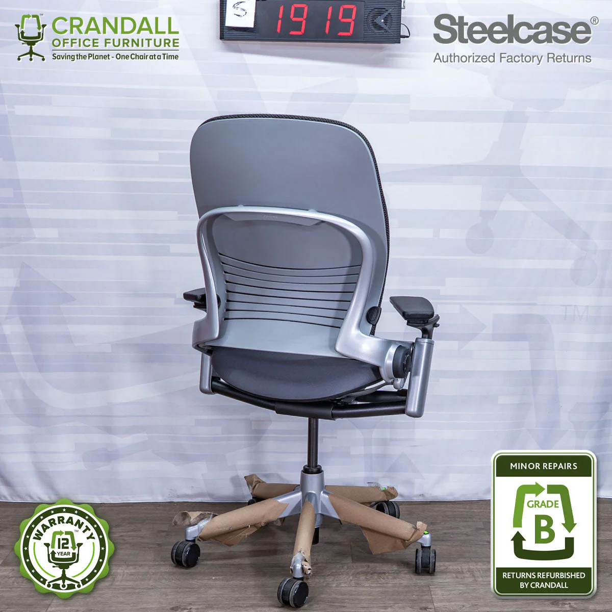 S-1919 - Steelcase Leap V2 - Grade B - Image 2