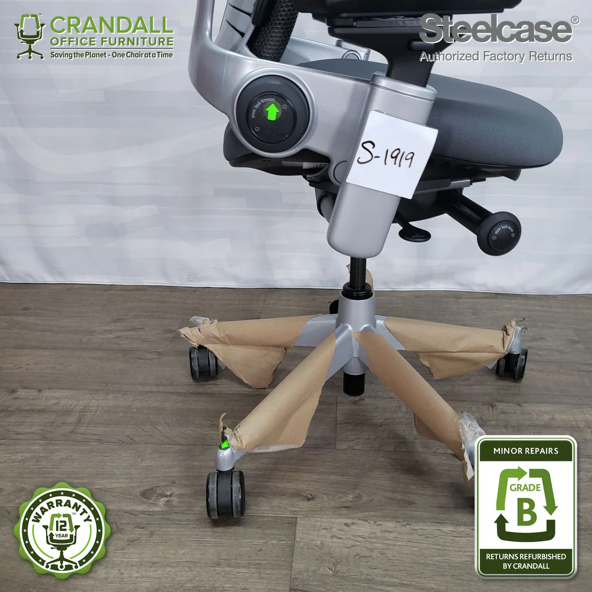 S-1919 - Steelcase Leap V2 - Grade B - Image 3