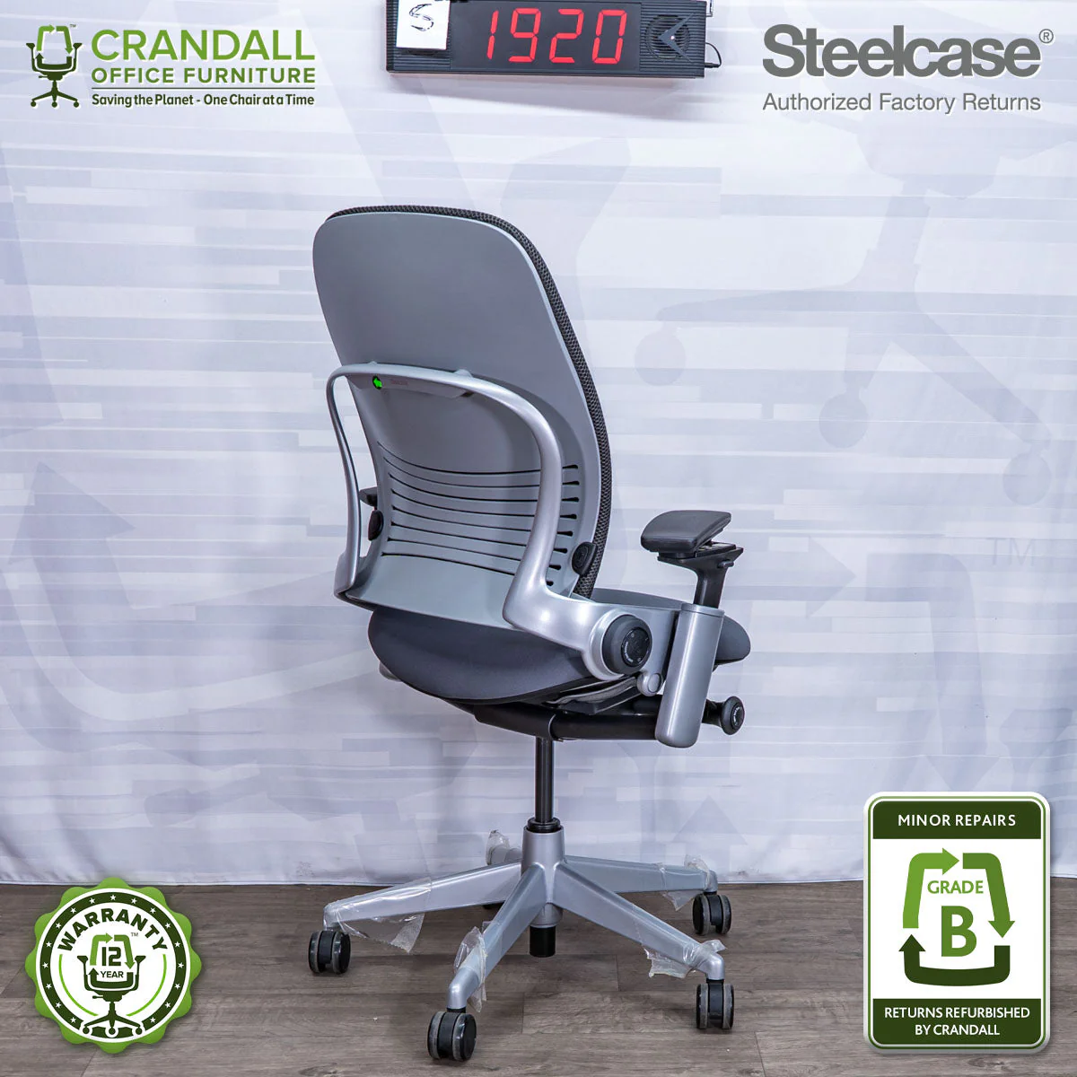 S-1920 - Steelcase Leap V2 - Grade B - Image 2