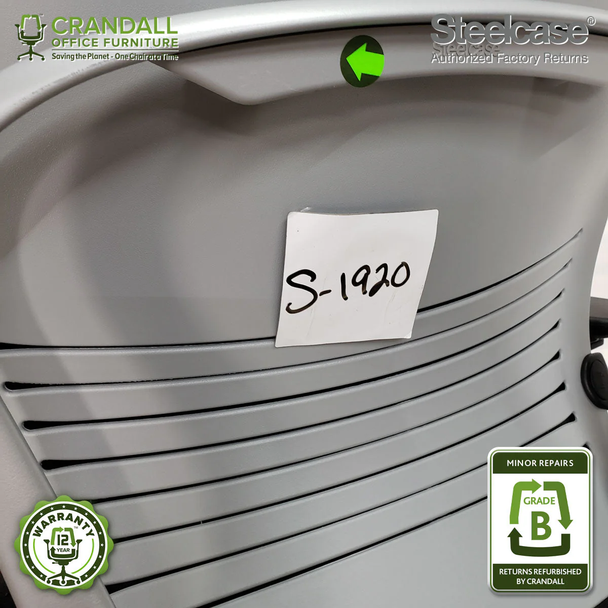 S-1920 - Steelcase Leap V2 - Grade B - Image 3