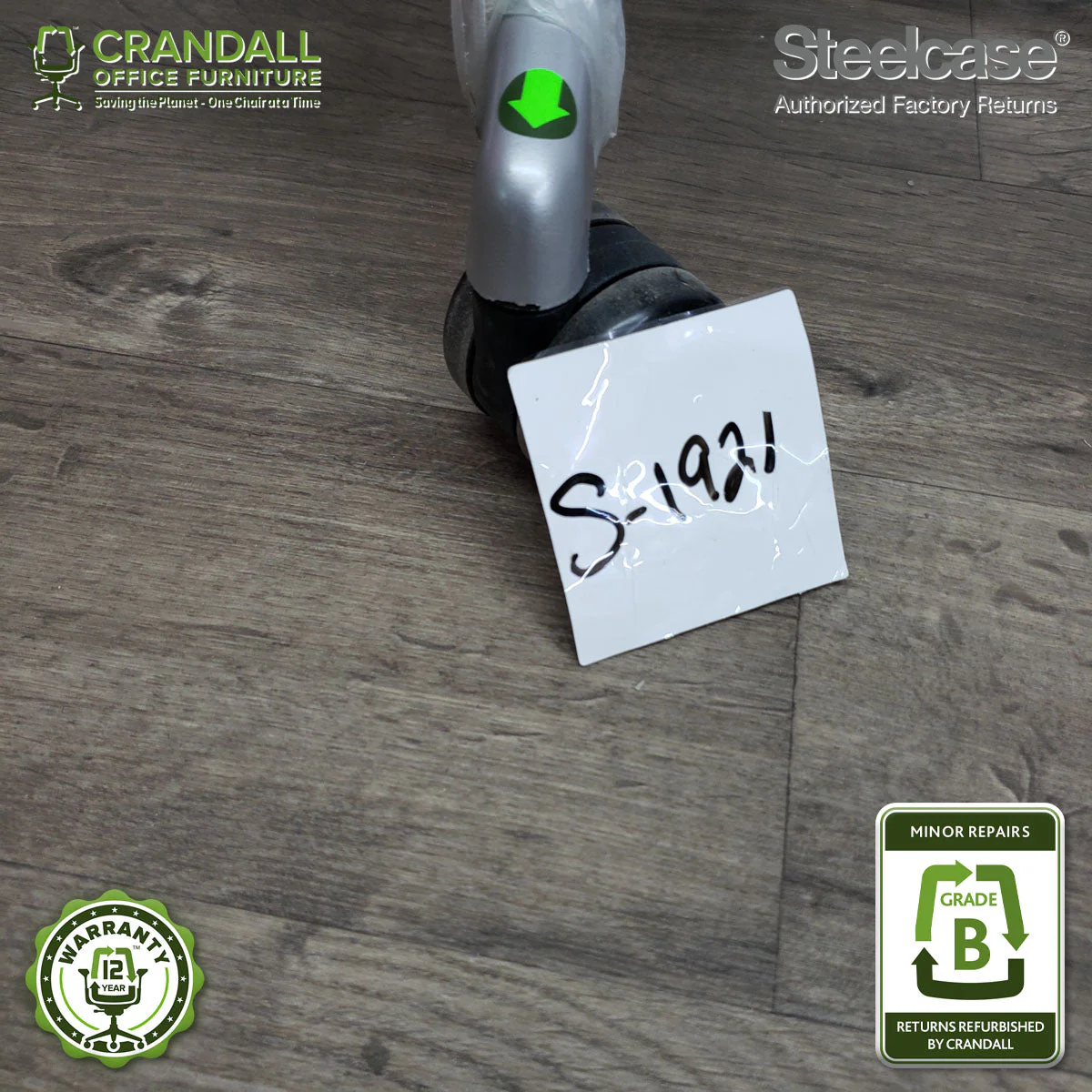 S-1921 - Steelcase Leap V2 - Grade B - Image 3