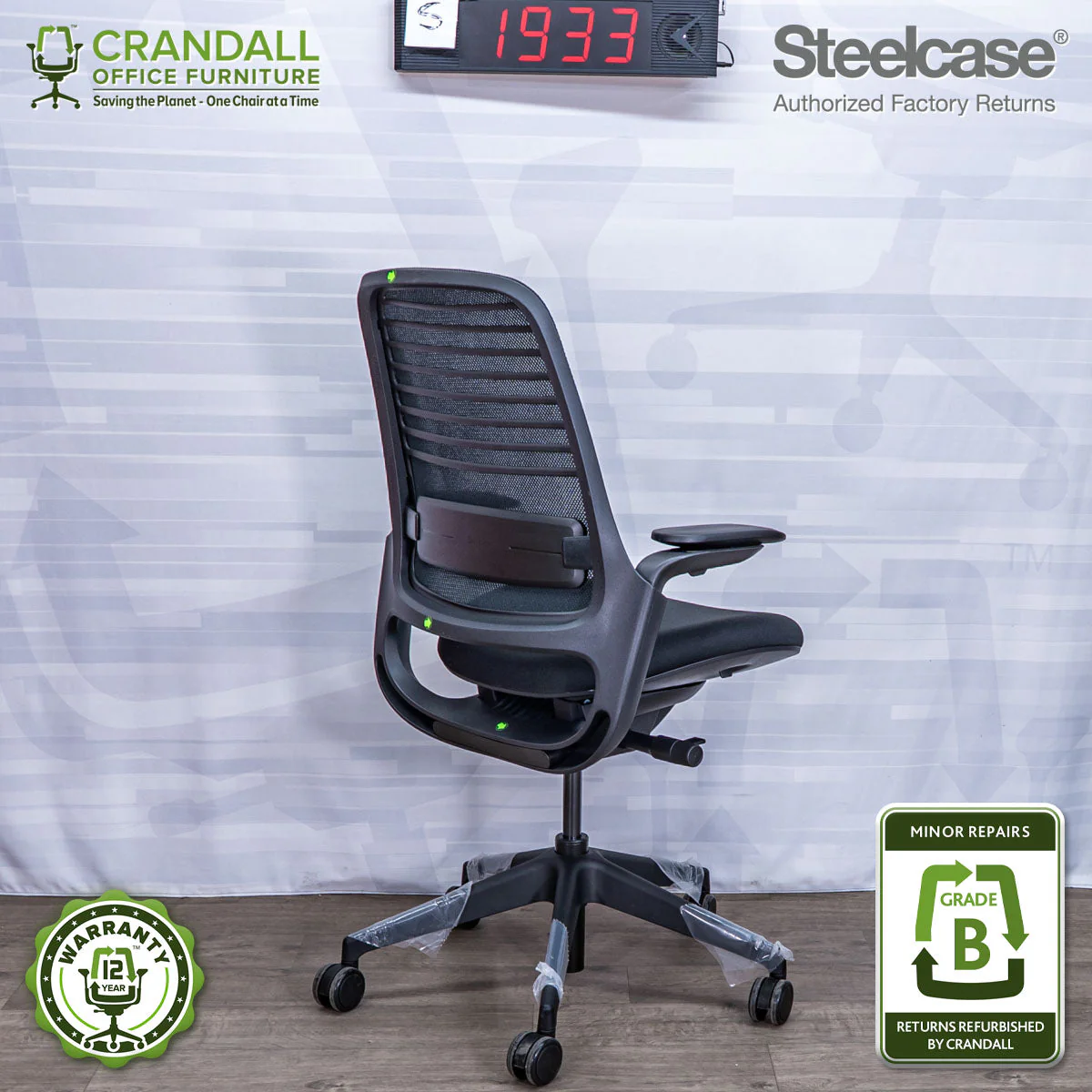 S-1933 - Steelcase Series 1 - Grade B - Image 2
