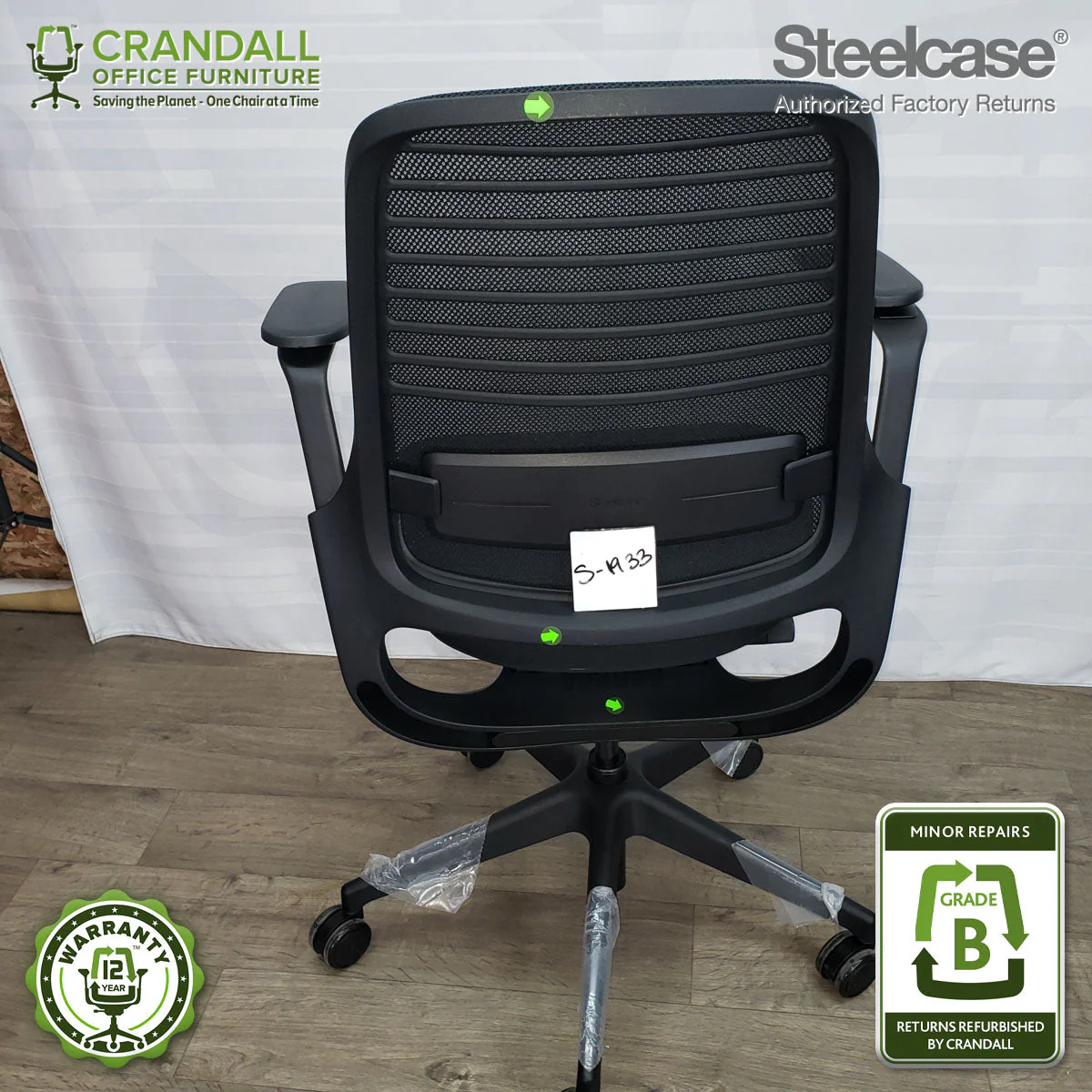 S-1933 - Steelcase Series 1 - Grade B - Image 3