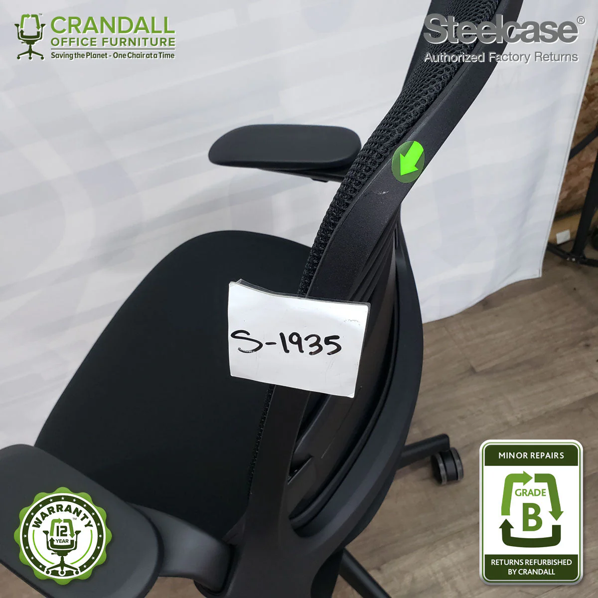 S-1935 - Steelcase Series 1 - Grade B - Image 3