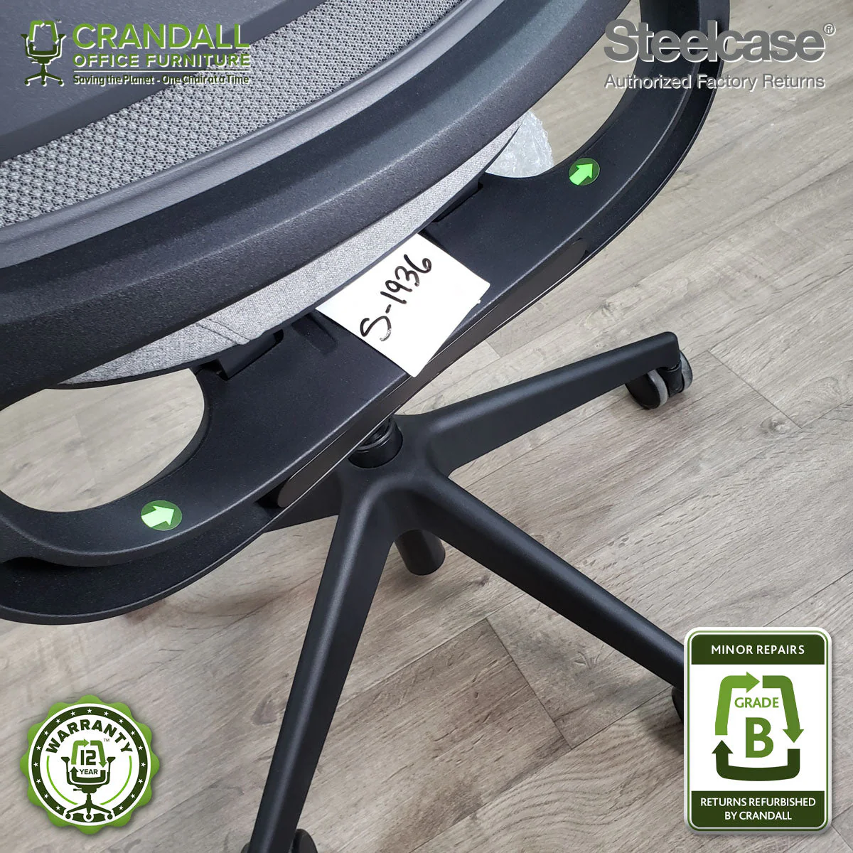 S-1936 - Steelcase Series 1 - Grade B - Image 3