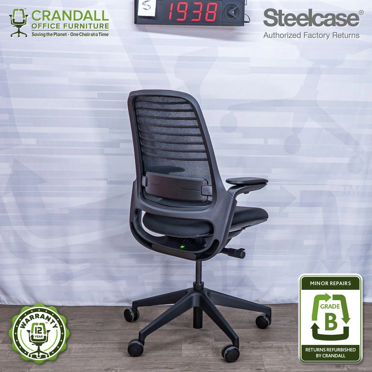 S-1938 - Steelcase Series 1 - Grade B - Image 2