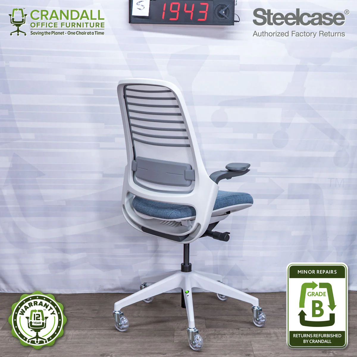 S-1943 - Steelcase Series 1 - Grade B - Image 2